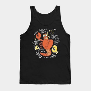 Lobster Funny Hand Drawn Tank Top